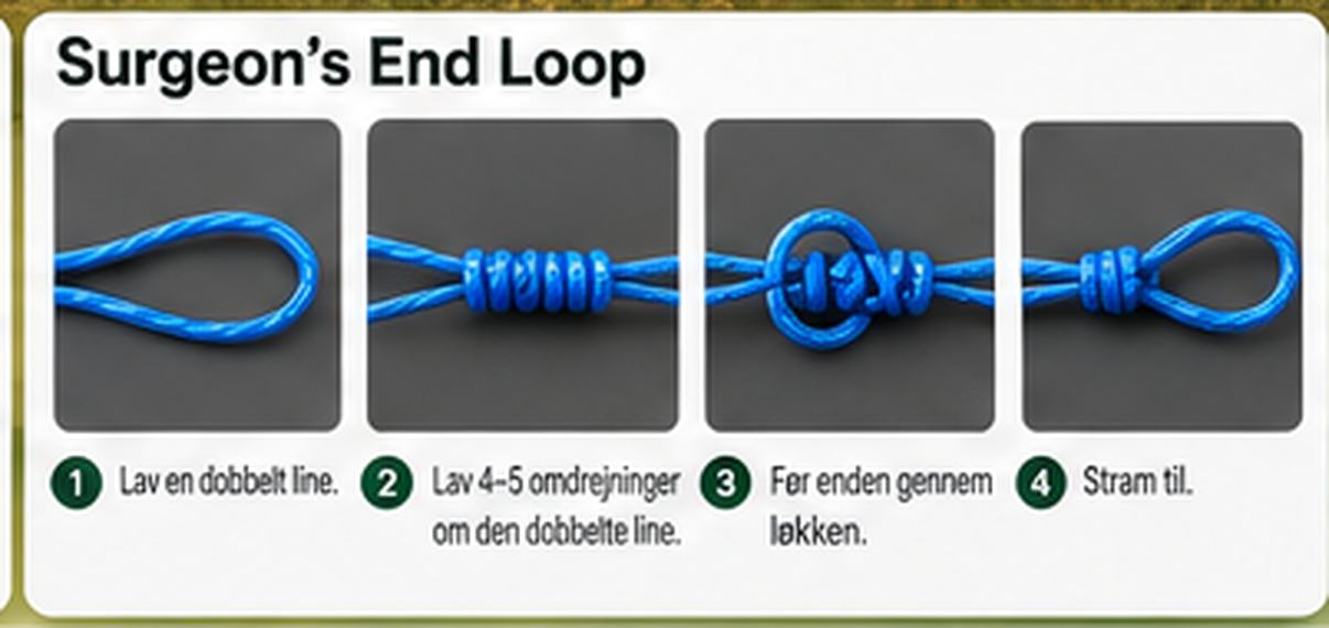 Surgeon’s End Loop trin for trin